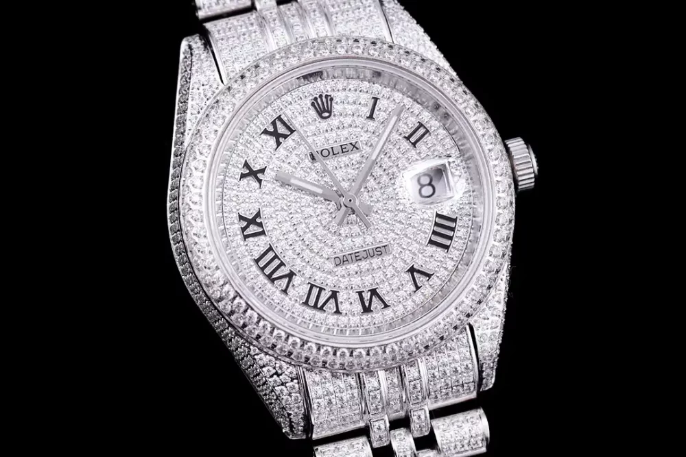 Rolex Datejust Ref.126300 41mm Full-Diamond Dial Roman