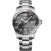 Hydroconquest 43mm Sunray Grey Dial Men's Bracelet Watch