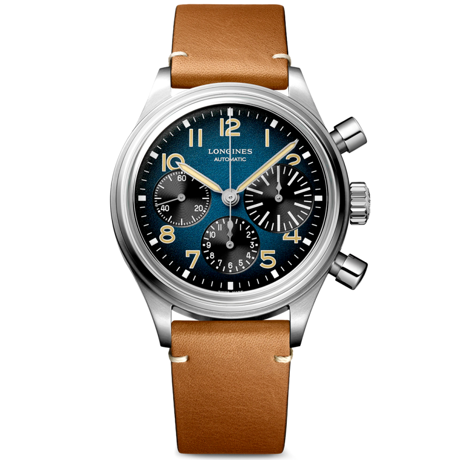 Heritage Avigation Bigeye 42mm Blue Dial Automatic Chronograph Watch