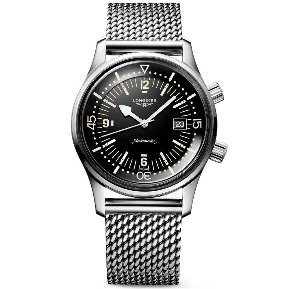 Legend Diver 42mm Black Dial Men's Automatic Bracelet Watch