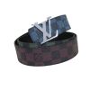 Louis Vuitton LV Initiales Damier Azur Canvas Belt Multicolor For Women - Crozus