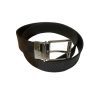 Louis Vuitton Sliver Tone Buckle Damier Belt Black For Women - Crozus