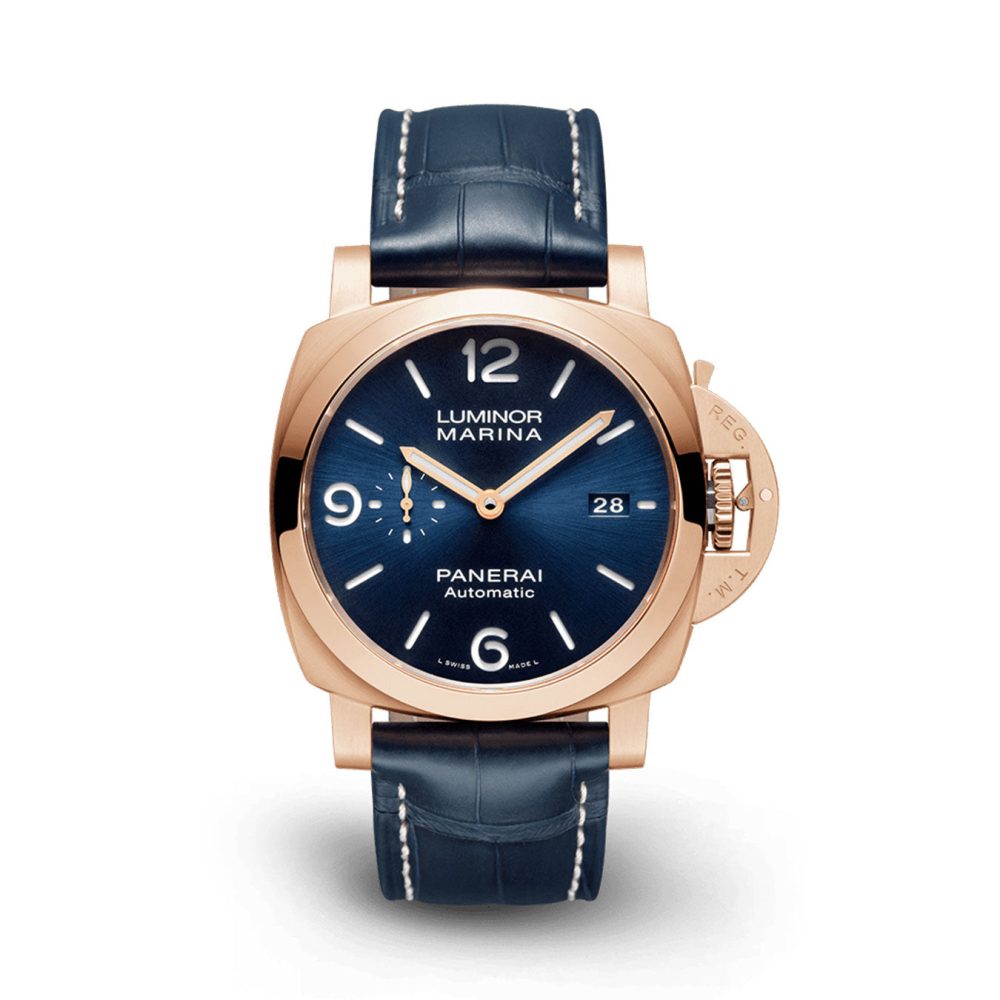 Panerai Luminor Marina Goldtech™ Sole Blu Ref# PAM01112