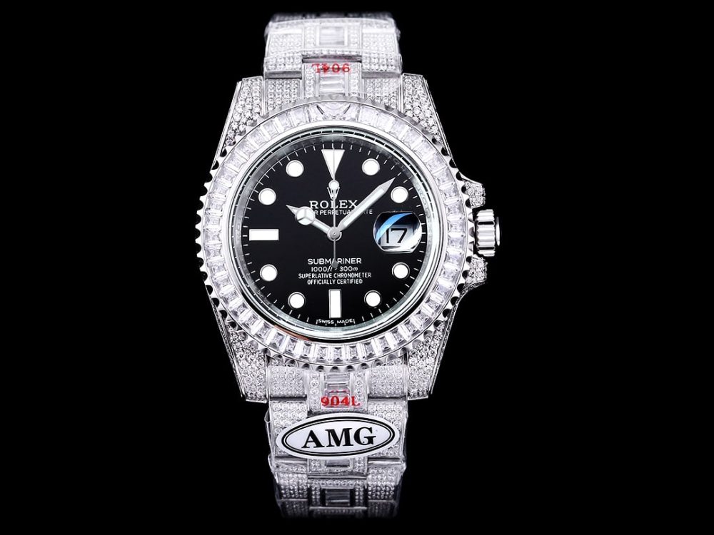 Rolex Submariner Iced Out Ref.116610LN-2 41mm Black Dial