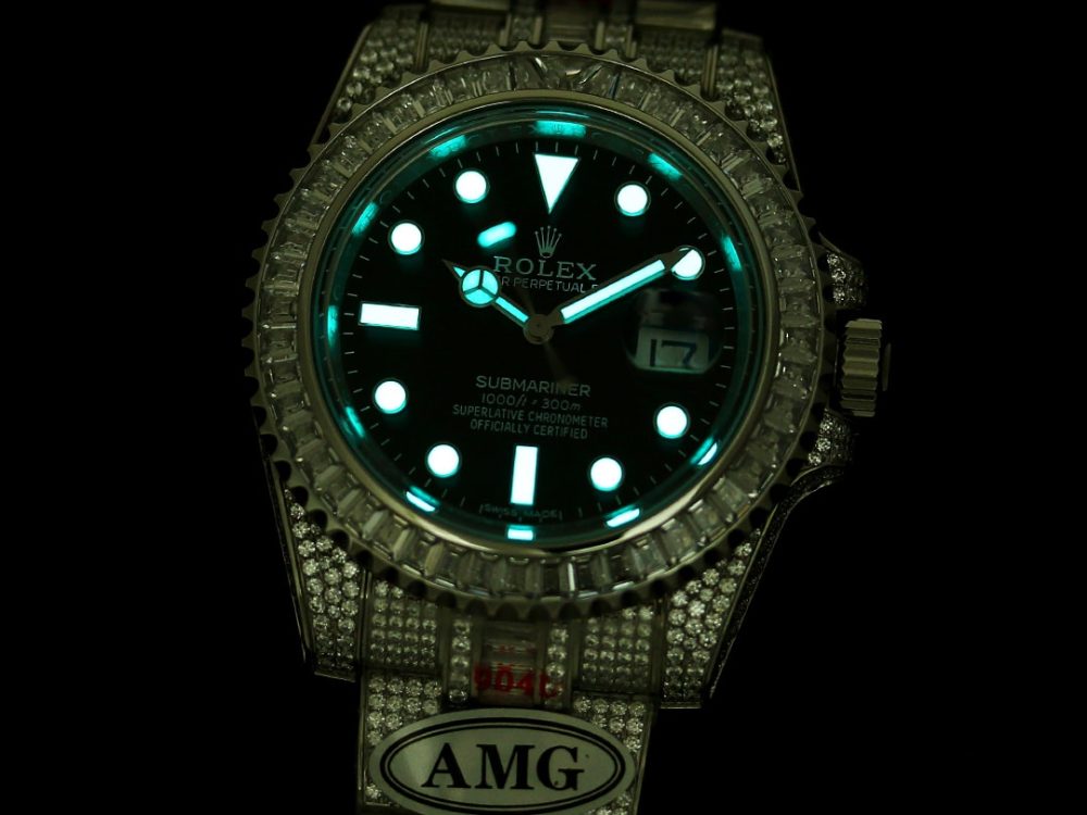 Rolex Submariner Iced Out Ref.116610LN-2 41mm Black Dial