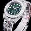 Rolex Submariner Iced Out Ref.116610LV-3 41mm Green Dial