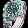 Rolex Submariner Iced Out Ref.116610LV-5 41mm Green Dial