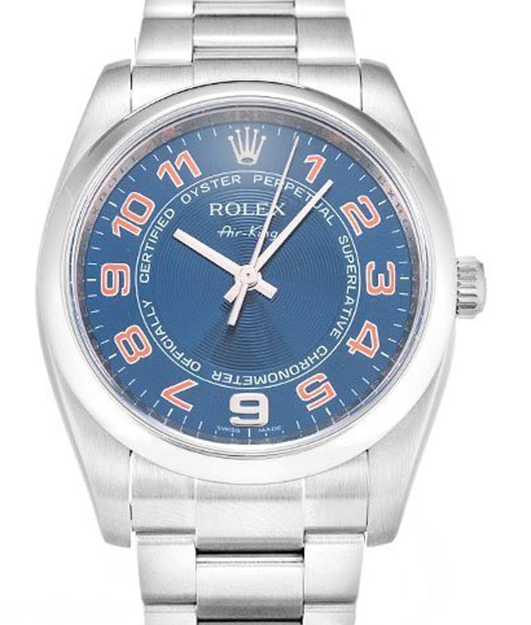 Rolex Air-King 34mm Dial Blue Ref.114200