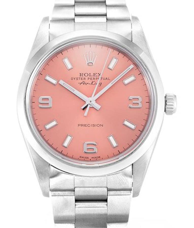 Rolex Air-King 34mm Dial Pink Ref.14000