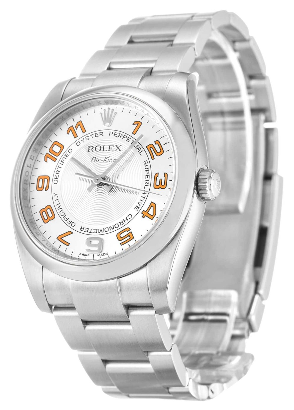 Rolex Air-King 34mm Dial Silver Ref.114200