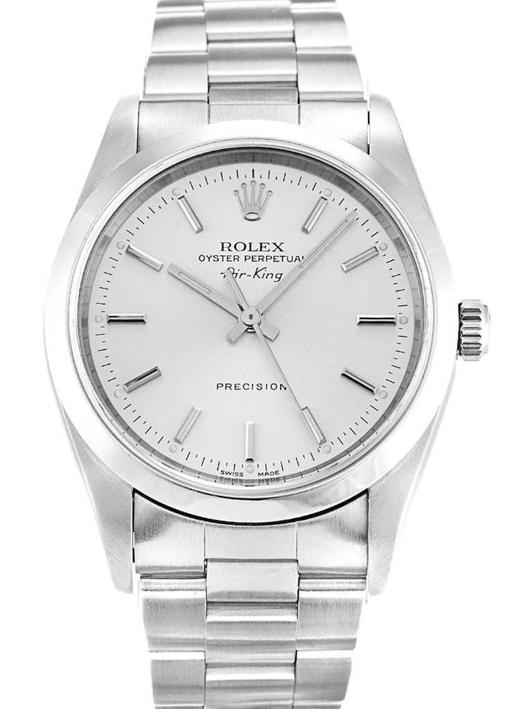 Rolex Air-King 34mm Dial Silver Ref.14000M