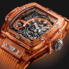 Hublot Spirit of Big Bang TOURBILLON ORANGE SAPPHIRE Ref# 645.JO.0120.RT