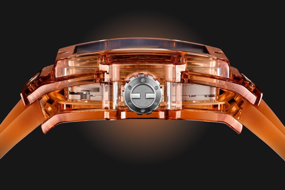 Hublot Spirit of Big Bang TOURBILLON ORANGE SAPPHIRE Ref# 645.JO.0120.RT