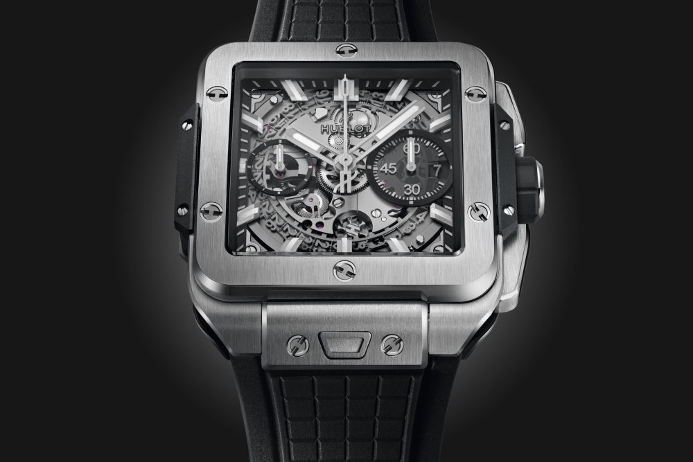 Hublot Square Bang UNICO TITANIUM Ref# 821.NX.0170.RX