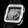 Hublot, Square Bang Unico White Ceramic, 42mm, Ref# 821.HX.0170.RX