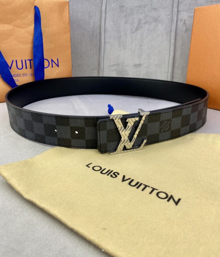 Louis Vuitton Iconic Reversible LV Belt Black LV Women Belt - Crozus