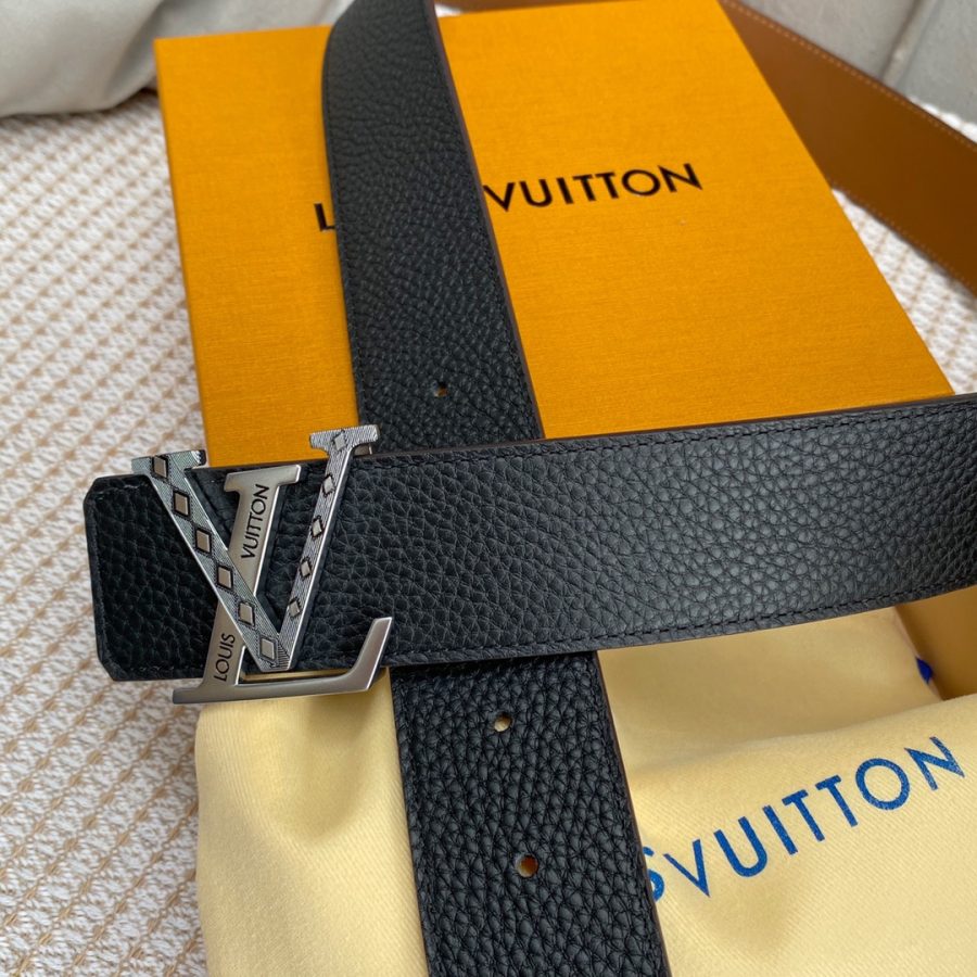 Louis Vuitton Iconic Reversible LV Belt Black LV Women Belt - Crozus