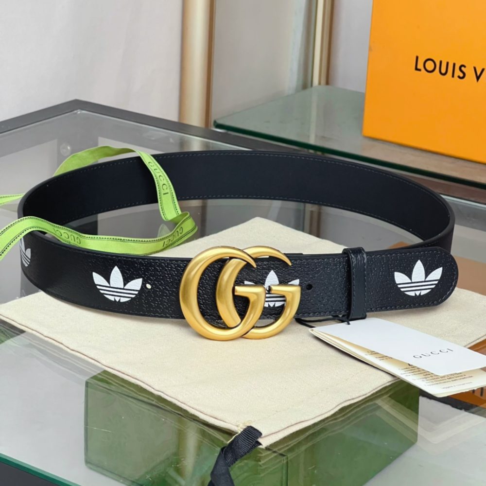 Gucci GG Marmont Reversible Belt Black, Women Belt - Crozus