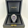 Audemars Piguet Royal Oak Chronograph Frosted White Gold 41mm Purple 26331BC.GG.1224BC.01