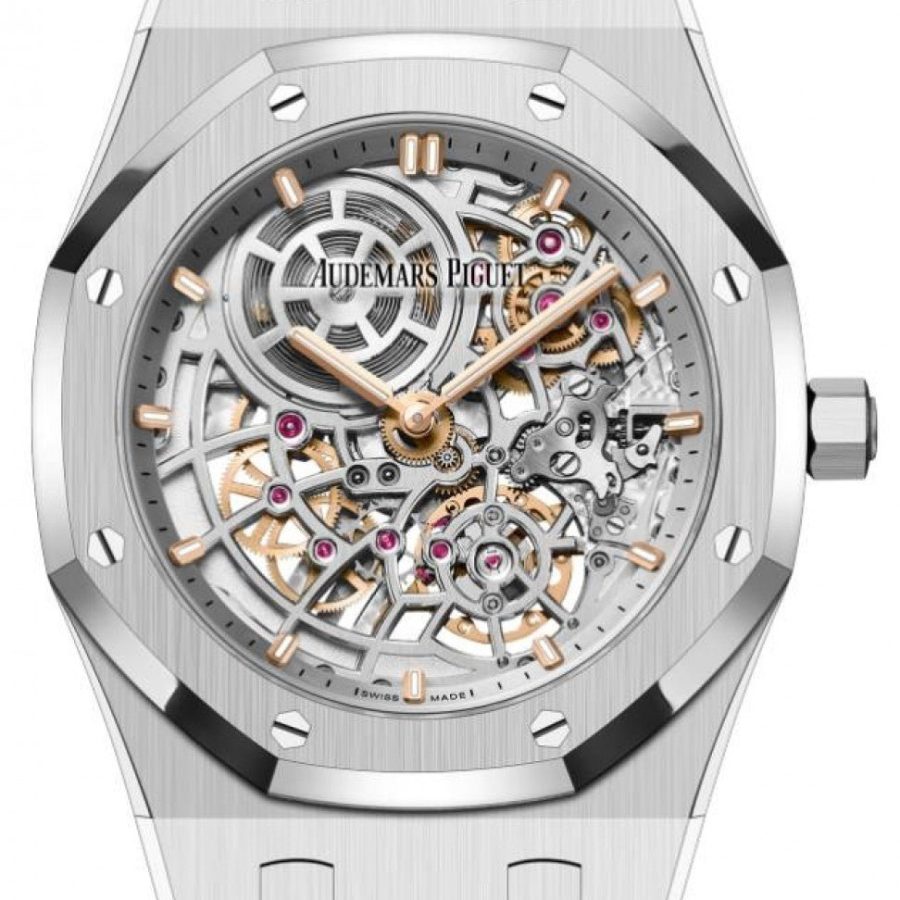 Audemars Piguet Royal Oak Jumbo Extra-Thin Openworked Steel 39mm "Skeleton" 16204ST.OO.1240ST.01