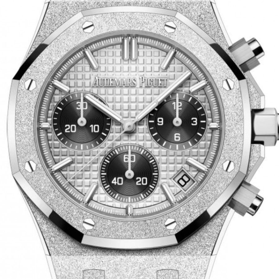 Audemars Piguet Royal Oak Selfwinding Chronograph Frosted White Gold 41mm Grey 26240BC.GG.1324BC.01