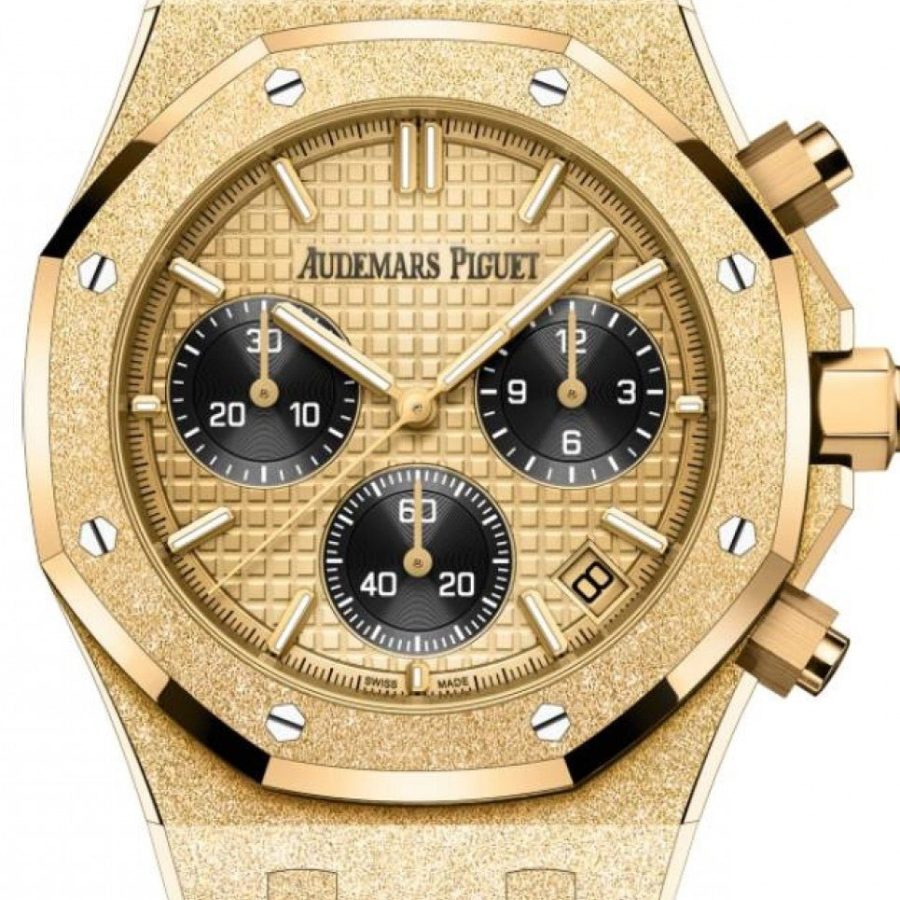 Audemars Piguet Royal Oak Selfwinding Chronograph Frosted Yellow Gold 41mm 26240BA.GG.1324BA.01