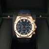 Audemars Piguet Royal Oak Selfwinding Chronograph Rose Gold 41mm Blue Dial 26240OR.OO.D315CR.01