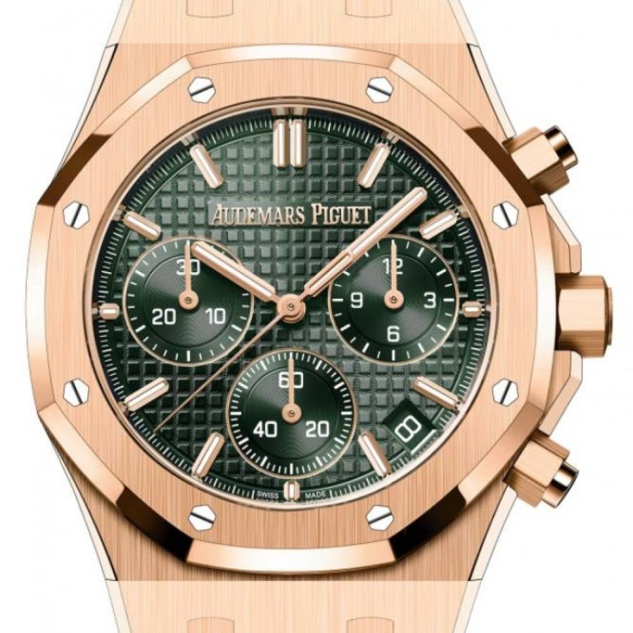 Audemars Piguet Royal Oak Selfwinding Chronograph Rose Gold 41mm Khaki Dial 26240OR.OO.1320OR.04