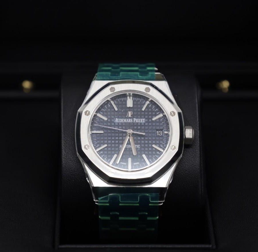 Audemars Piguet Royal Oak Selfwinding Watch-Blue Dial 37mm-15450ST.OO.1256ST.03