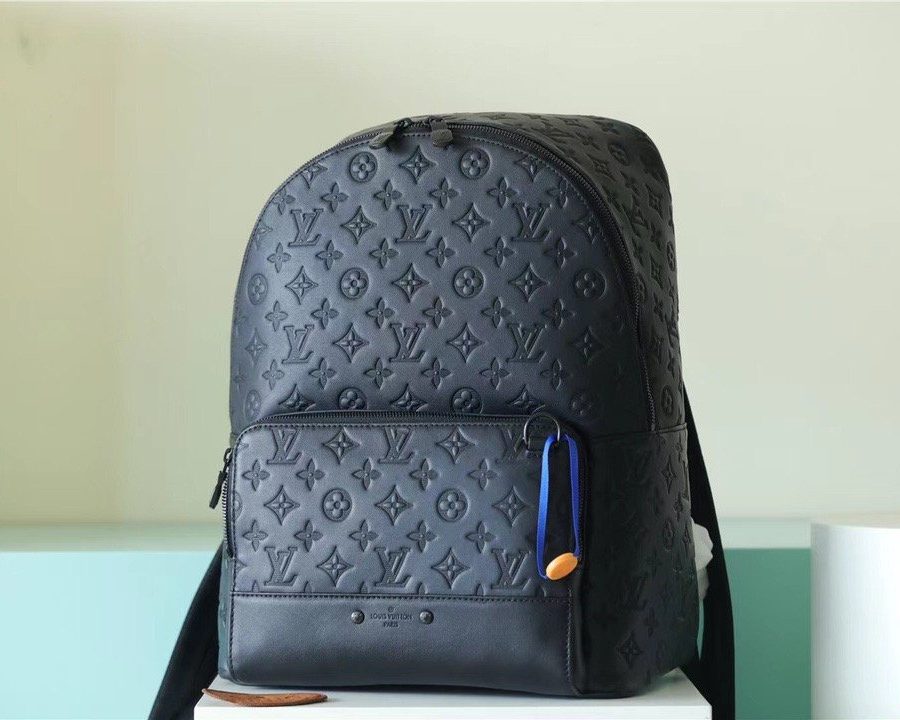 Louis Vuitton Racer Backpack Monogram Shadow Black For Men, Men's Bags 41cm/16.1 Inches LV M46109 - Crozus