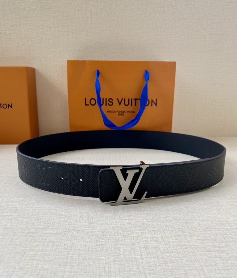 Louis Vuitton Iconic Reversible LV Belt Black LV Women Belt - Crozus