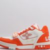 Louis Vuitton Trainer Monogram Denim Orange