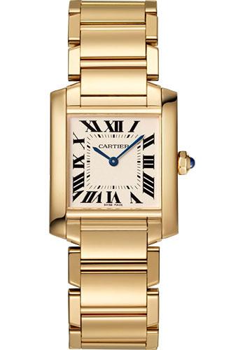 Cartier Tank Francaise Watch - 30 mm Yellow Gold Case - WGTA0032