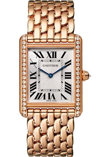 Cartier Tank Louis Cartier Watch - 33.7 mm Pink Gold Diamond Case - WJTA0021