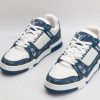 Louis Vuitton LV Trainer Monogram Denim White Blue