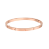 Thin Screw Bracelet with Diamonds