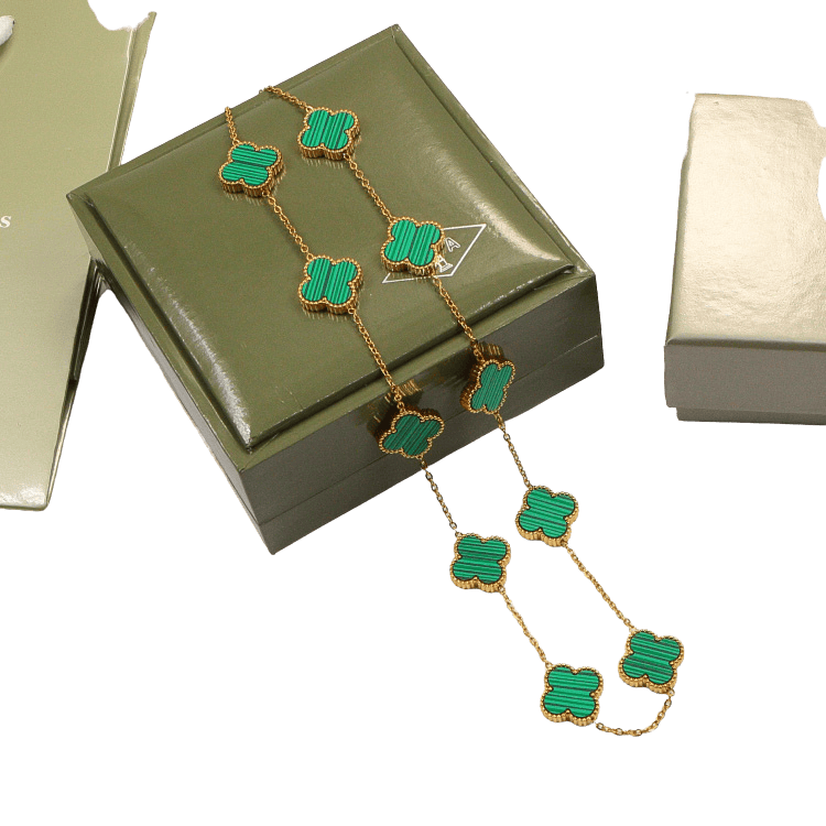 Green Clover Necklace