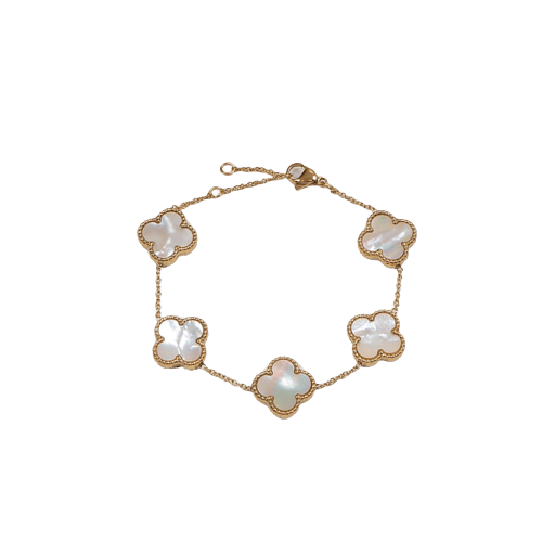 Pearl Clover Bracelet