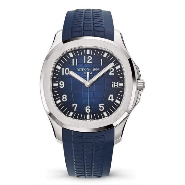 Patek Philippe Aquanaut Date, Sweep Seconds Watch, 18k White Gold 42,2 mm, Ref# 5168G-001