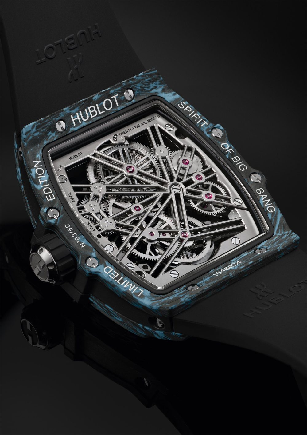 Hublot, Spirit of Big Bang Tourbillon Carbon Sky Blue 42mm, Limited Edition, Ref# 645.QL.5117.RX