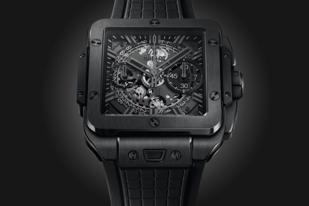 Hublot Square Bang UNICO ALL BLACK Ref# 821.CX.0140.RX