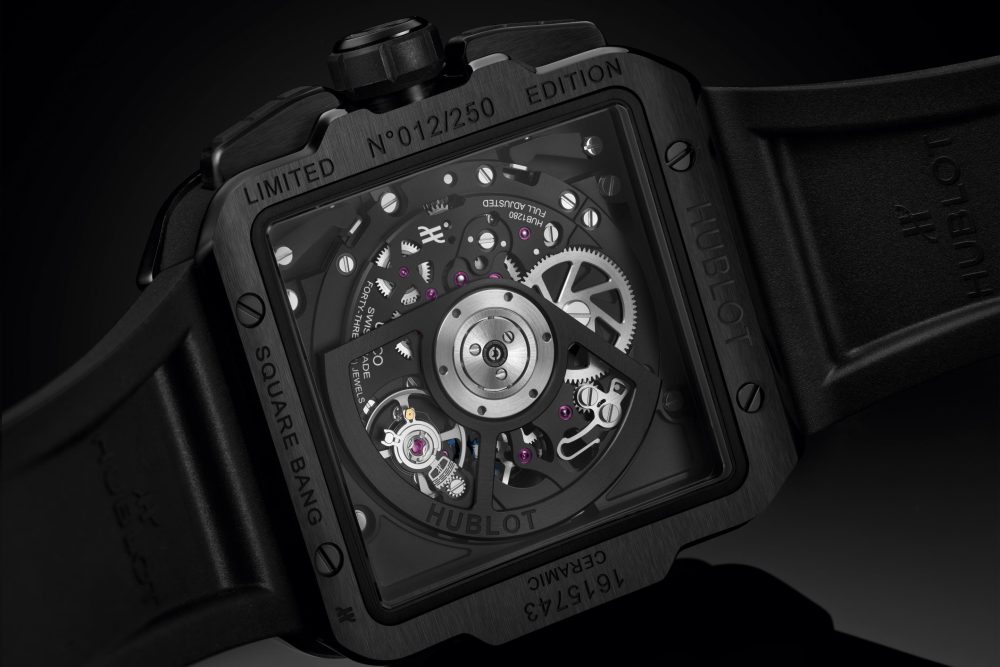 Hublot Square Bang UNICO ALL BLACK Ref# 821.CX.0140.RX