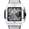 Hublot, Square Bang Unico White Ceramic, 42mm, Ref# 821.HX.0170.RX