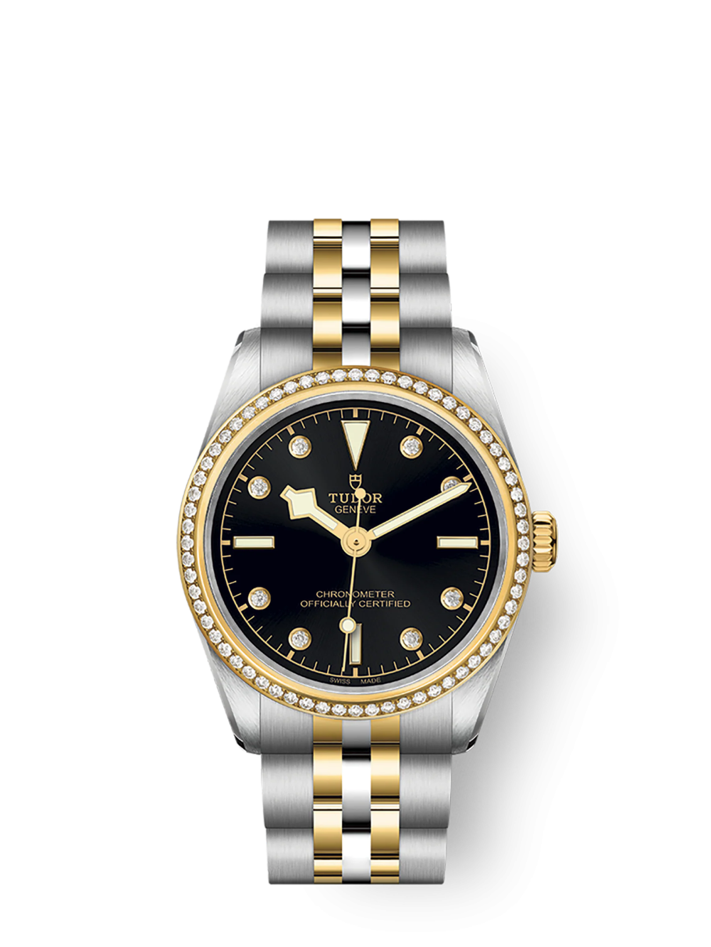 Tudor Black Bay 31 S&G, 316L Stainless Steel, 18k Yellow Gold and Diamonds, Ref# M79613-0005