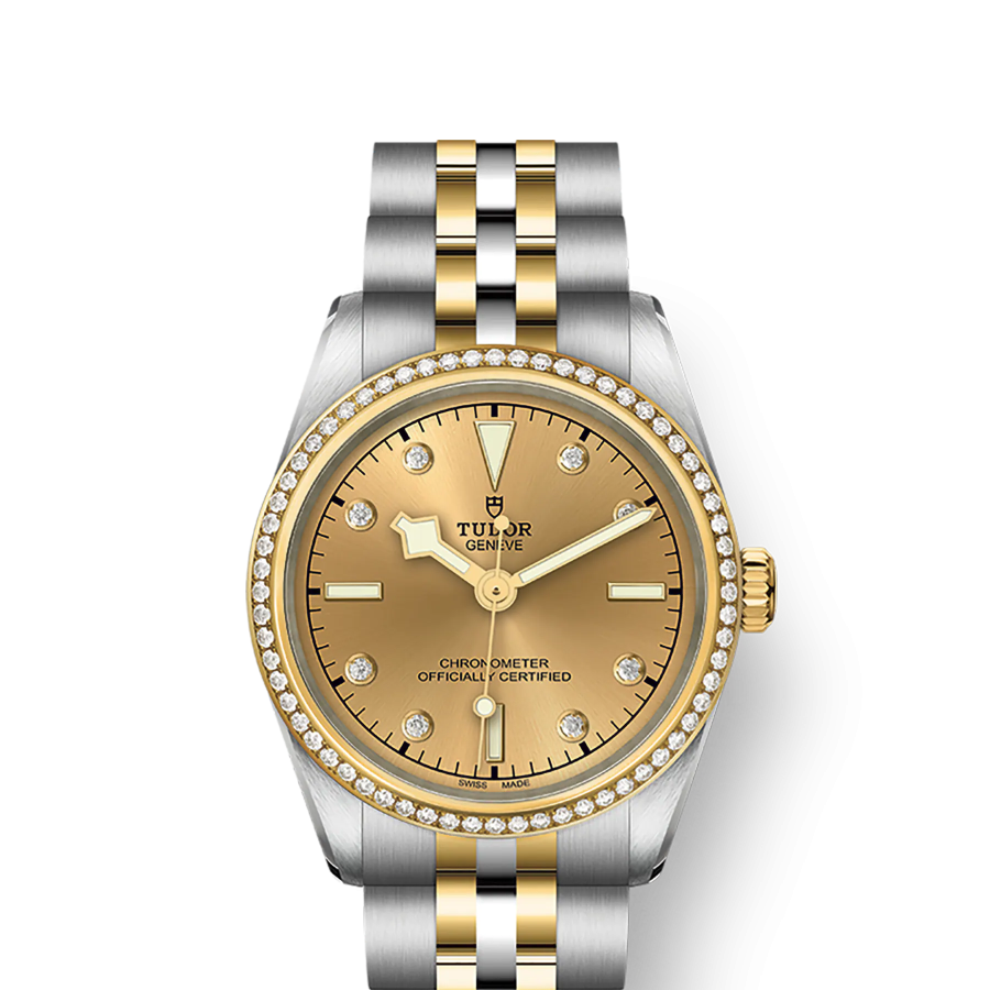 Tudor Black Bay 31 S&G, 316L Stainless Steel, 18k Yellow Gold and Diamonds, Ref# M79613-0007