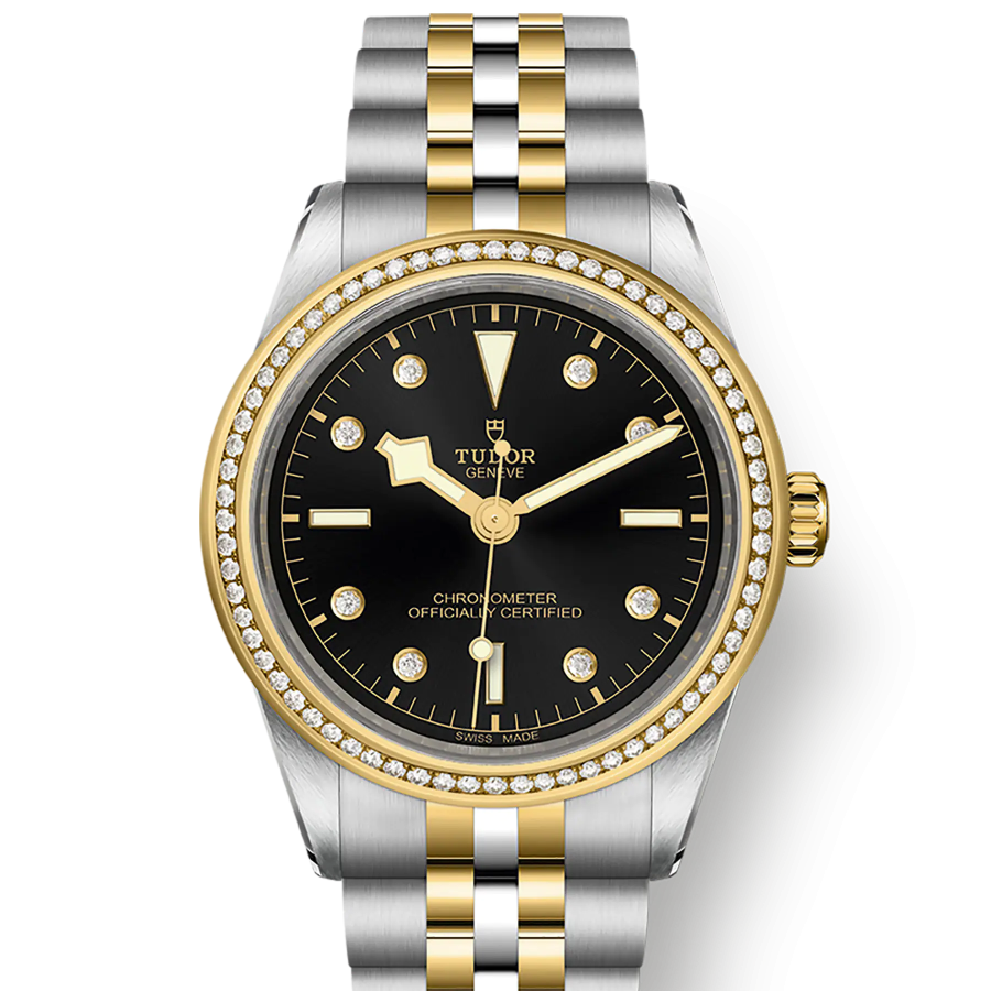 Tudor Black Bay 39 S&G, 316L Stainless Steel, 18k Yellow Gold and Diamonds, Ref# M79673-0005