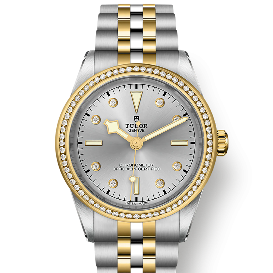 Tudor Black Bay 39 S&G, 316L Stainless Steel, 18k Yellow Gold and Diamonds, Ref# M79673-0006