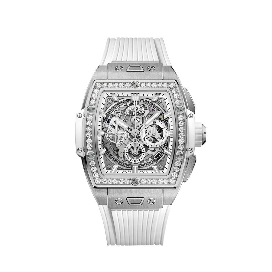 Hublot Spirit of Big Bang TITANIUM WHITE DIAMONDS Ref# 642.NE.2010.RW.1204